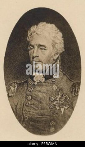 . Englisch: Porträt von William Cathcart, 1 Graf Cathcart falsch Name: Charles Murray Cathcart. ca. 1840 299 Charles Murray Cathcart Stockfoto