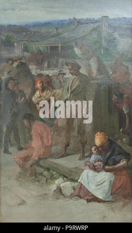 300 Charles T. Webber-Slave Auktion - Stockfoto