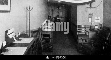 . Deutsch: Christliche Wissenschaft Krieg Relief Zimmer in Hoboken, New Jersey. veröffentlicht 1922 309 Christian Science Krieg Zeit Aktivitäten - Zimmer in Hoboken, New Jersey Stockfoto
