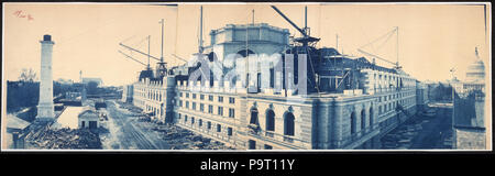 346 Bau der Bibliothek des Kongresses, Washington, D.C., November 8, 1892 LCCN 2007664049 Stockfoto