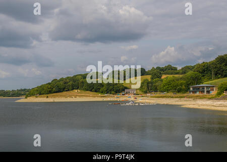 Llandegfedd Stausee in der Nähe von Cwmbran in South Wales Stockfoto