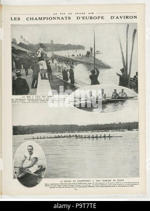 296 Championnats d'Europe d'Aviron 1912 - La Vie au Grand air Stockfoto