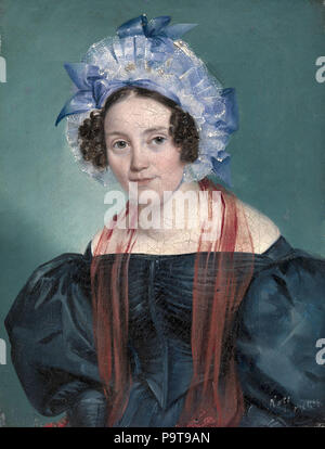 Neff Timoleon Carl-von-Porträt der Gräfin Stockfoto