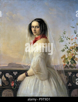 Neff Timoleon Carl-von-Porträt einer unbekannten Frau Stockfoto