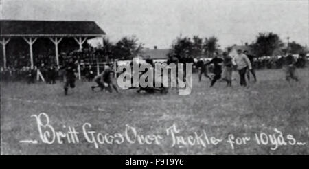 323 Clemson-South Carolina Spiel tippt 1911-1 (1912) Stockfoto