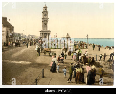 . Clock Tower, Herne Bay, England. Teil: Blick auf den Britischen Inseln, in der Photochrom print Collection.; mehr Informationen über die Photochrom Print Collection an Http://hdl.loc.gov/loc.pnp/pp.pgz; Titel ist von der Detroit Publishing Co., Katalog J - Ausland abschnitt, Detroit, Mich.: Detroit Publishing Company, 1905.; Drucken. '11261'.. Zwischen 1890 und 1900 325 Clock Tower, Herne Bay, England - LCCN 2002696804 Stockfoto