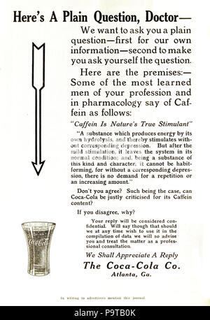 327 CocaCola 1914 Stockfoto