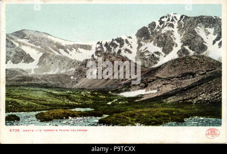 337 Kolorado-Grau und Torrey Peaks (NBY 431951) Stockfoto