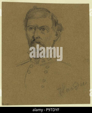 344 konföderierte General William Joseph Hardee Stockfoto