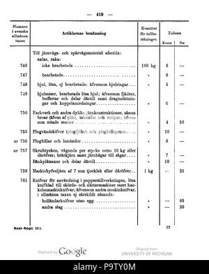 443 Deutsches Reichsgesetzblatt 1911 038 0419 Stockfoto