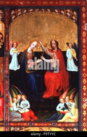 [Bildindex der Kunst und Architektur] 353 Couronnement de Marie WRM 737 Stockfoto