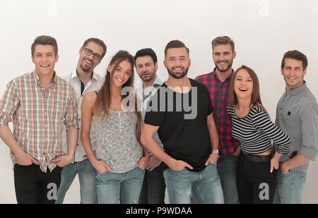 Gruppe der kreativen Jugend gemeinsam Stockfoto