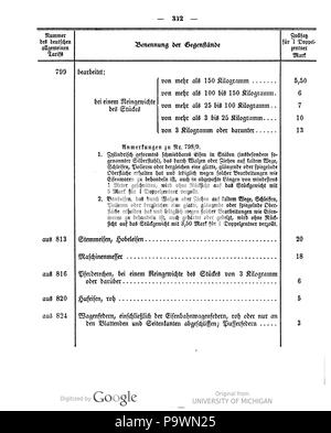 443 Deutsches Reichsgesetzblatt 1911 038 0332 Stockfoto