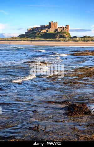 Bamburgh Castle in Northumberland, England Stockfoto