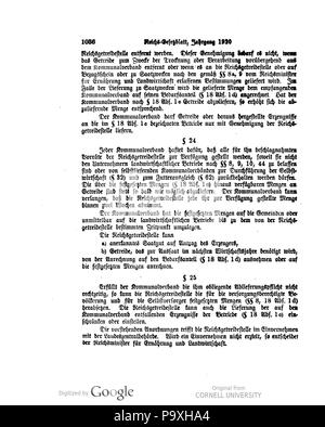 504 Deutsches Reichsgesetzblatt 1920 113 1036 Stockfoto