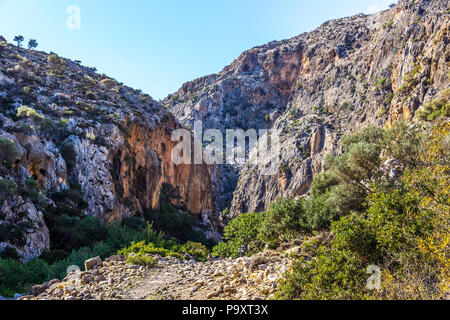 Agiofarango Canyon, südlich von Kreta, Griechenland Stockfoto