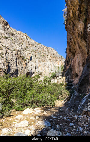 Agiofarango Canyon, südlich von Kreta, Griechenland Stockfoto