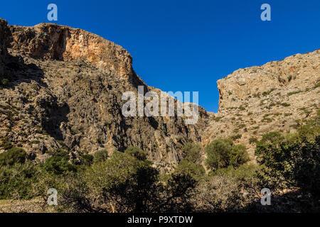Agiofarango Canyon, südlich von Kreta, Griechenland Stockfoto