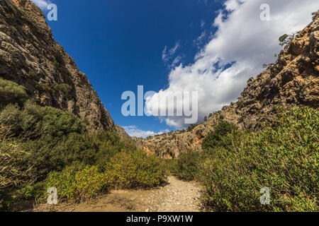 Agiofarango Canyon, südlich von Kreta, Griechenland Stockfoto