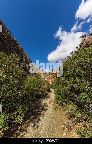 Agiofarango Canyon, südlich von Kreta, Griechenland Stockfoto