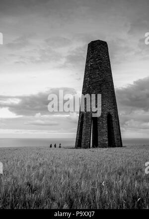 Der Tag Mark Tower, South Devon Coast Stockfoto