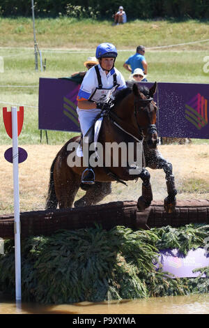 Francis Whittington übereilte Imp CIC 3 WKM Barbury Castle 080718 Stockfoto