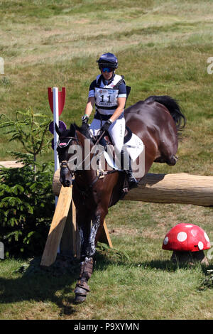 Laura Collett Dacapo CIC 3 WKM Barbury Castle 080718 Stockfoto