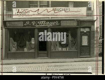 128 J. V. Mayer tailleur sur la place Saint-Henri BNQ P748 S1 P2760 Stockfoto