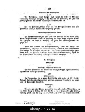 482 Deutsches Reichsgesetzblatt 1918 099 0892 Stockfoto