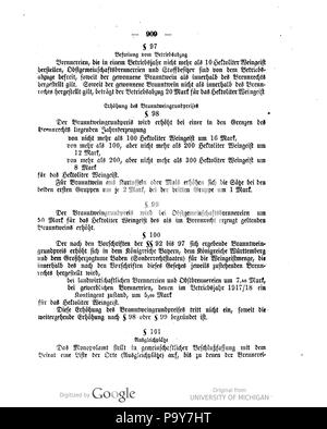 482 Deutsches Reichsgesetzblatt 1918 099 0909 Stockfoto