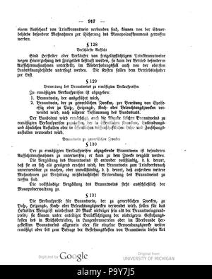 482 Deutsches Reichsgesetzblatt 1918 099 0917 Stockfoto