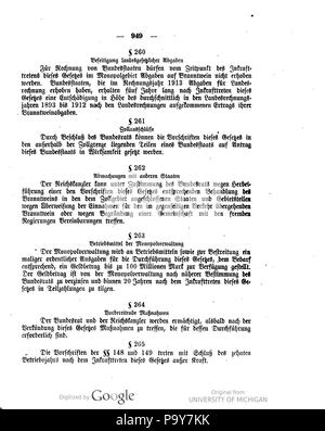 482 Deutsches Reichsgesetzblatt 1918 099 0949 Stockfoto