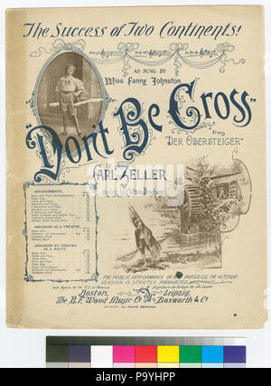 584 Nicht böse sein (-Sei nicht bös) (NYPL Hades -454134-1166549) Stockfoto