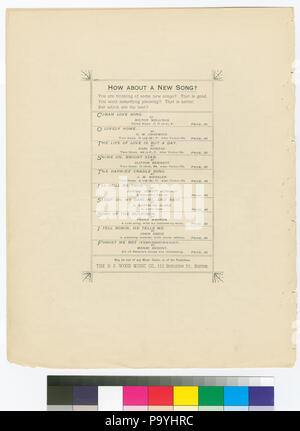 584 Nicht cross-Sei nicht bös (NYPL Hades -454133-1701955) Stockfoto