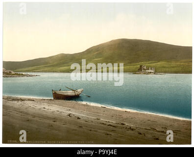 585 Doon Castle aus dem Loch, Dalmellington, Schottland - LCCN 2001705968 Stockfoto