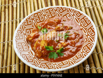 Katla Macher Tel O'Meara, Bengali Fisch Curry Stockfoto