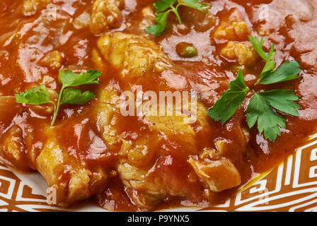 Katla Macher Tel O'Meara, Bengali Fisch Curry Stockfoto