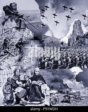 1930er Jahre 1940er Jahre MONTAGE WWII BILDER MASCHINENGEWEHR ARTILLERIE FLUGZEUGE NS-Truppen marschieren FLÜCHTLINGE FRAUEN KINDER TOD VERNICHTUNG-q 74332 CPC 001 HARS GROWN-UP MÄNNER RISIKO TRANSPORT B&W TRAURIGKEIT DISASTER FLUGZEUGE TOD VERNICHTUNG COMPOSITE AUFREGUNG WELTKRIEGE KRIEG EBENE WELTKRIEG WELTKRIEG ZWEI KAMPFFLUGZEUGE AUS DEM ZWEITEN WELTKRIEG POLITIK TRUPPEN UNIFORMEN MASCHINENGEWEHR ESCAPE MOBILITY NS-Opfer 2. WELTKRIEG BOMBER BILDER WIDERSPRÜCHLICHE VERWÜSTUNG FEUERWAFFE GRAB UNTERDRÜCKUNG UNTERDRÜCKER FLÜCHTLINGE RUINEN WEHRMACHT ARTILLERIE KÄMPFEN SCHWARZ UND WEISS Stockfoto