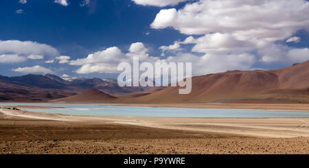 Laguna Blanca im bolivianischen Altiplano. Stockfoto