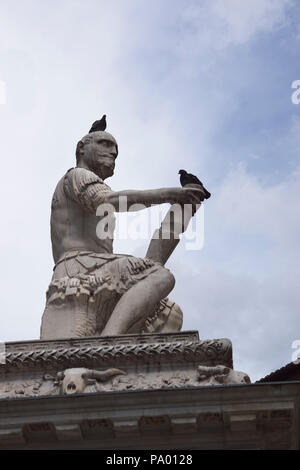 Statue von Giovanni delle Bande Nere Stockfoto