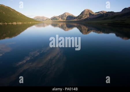 Landschaft von entfernten See in Kamtschatka Stockfoto