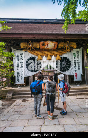 Kumano Hongu Taisha. Shinto Schrein. Tanabe Stadt. Präfektur Wakayama. Kumano Kodo Pilgerweg. UNESCO. Japan Stockfoto