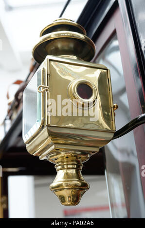 Historische Auto Scheinwerfer Stockfoto