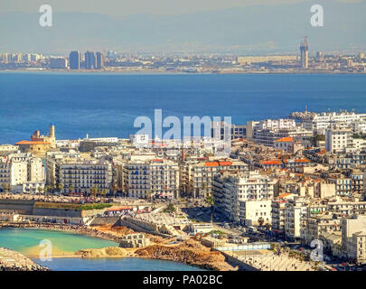 Stadtbild von Algier, Algerien Stockfoto