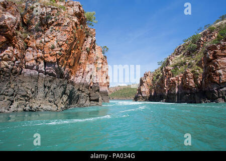 Horizontale fällt - Die Kimberley, Western Australia Stockfoto