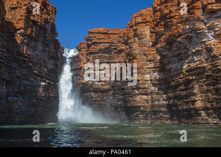 King George Falls, die Kimberley, Western Australia Stockfoto