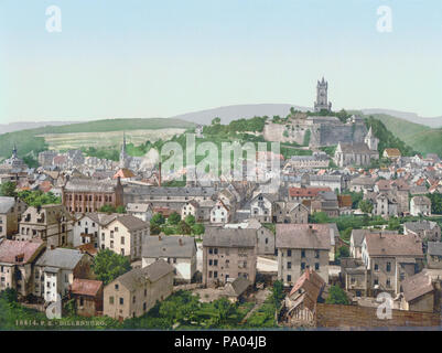 . English: Dillenburg. Zwischen 1890 und 1905 532 Dillenburg 1900 Stockfoto