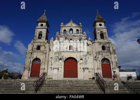 Kirche von Guadalupe in der Kolonialstadt Granada in Nicaragua Stockfoto