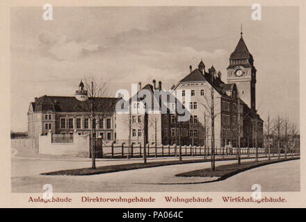 592 Dresden, TU - Berndorf bin Weberplatz-Ansicht Teplitzer Straße 1910 Stockfoto