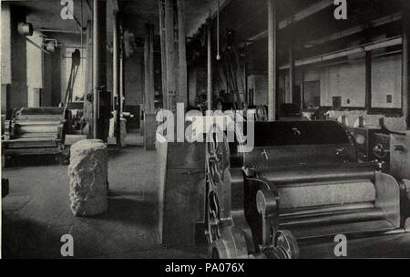 602 EB 1911 Cotton-spinning Maschinen - Abb. 10. Blasen Zimmer Stockfoto